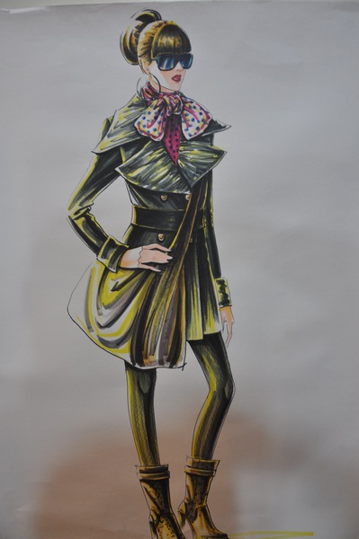 郝永强老师服装画作品展示